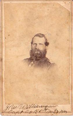 Photograph, John W. Williamson 1st Michigan Engineers Civil War