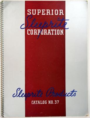 Trade Catalog, Superior Sleeprite Corporation, Catalog No. 37