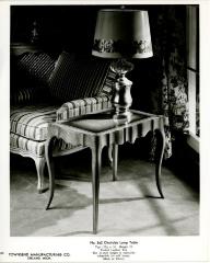 Photographic Print, Townsend Manufacturing Company, Chairside Lamp Table