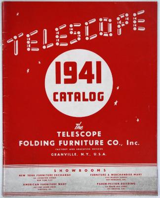 Trade Catalog, The Telescope Folding Furniture Company, Inc., 1941 Catalog