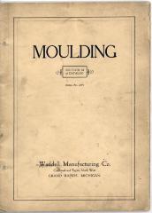 Trade Catalog, Waddell Manufacturing Company, Section 'M' Moulding