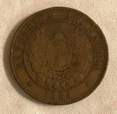 Coin, Argentine 2 Centavos