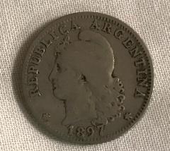 Coin, Argentine 20 Centavos