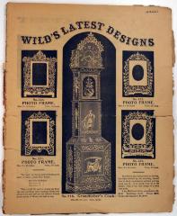 Trade Catalog, Wild's Scroll Saw Designs