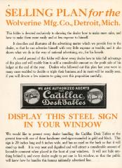 Newspaper Advertisements, Wolverine Manufacturing Company