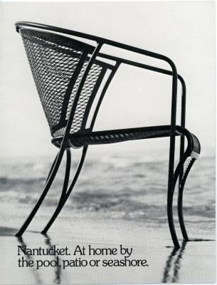 Brochures (8), Woodard, Nantucket. At Home by the pool, patio or seashore.