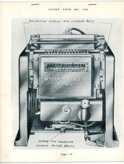 Instruction Booklet, Wysong and Miles Company, No. 600 Dovetailing Machine diagrams