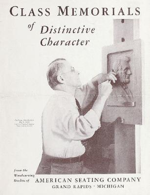 Brochure, American Seating Company Woodcarving Studios, Class Memorials of Distinctive Character
