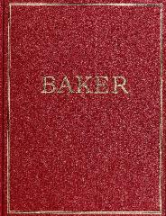 Trade Catalog, Baker Furniture Co., The Baker Book, A compilation of the unique and authentic European, English and Far East designs that comprise the Baker Collections