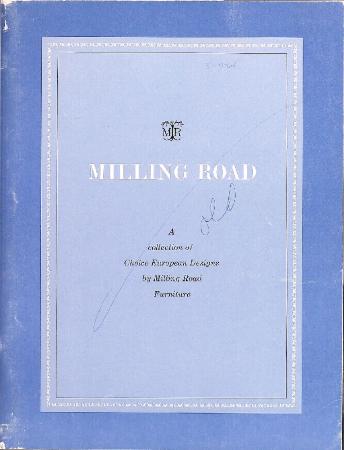 Trade Catalog, Baker Furniture, Inc., Milling Road Furniture, European Designs