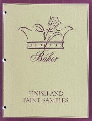 Trade Catalog, Baker Furniture Company, Finish and Paint Samples