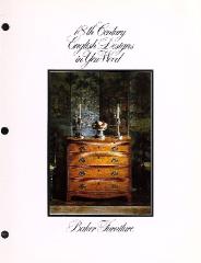 Trade Catalog, Baker Furniture Company, 18th Century English Designs In Yew Wood