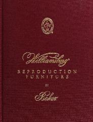 Trade Catalog, Baker Furniture Williamsburg Reproduction Furniture