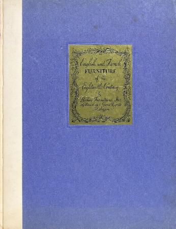 Trade Catalog, Baker Furniture Inc., English and French Furniture of the 18th Century