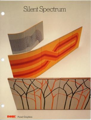 Trade Catalog, Rose Manufacturing Company, Silent Spectrum Panel Graphics