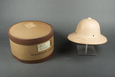 Pith Helmet and Box