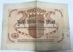 Reichsbanknote, 10 Million Mark