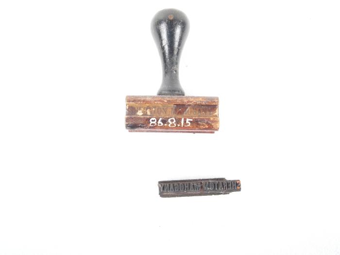 Marking Stamp, 'Sheraton Mahogany'