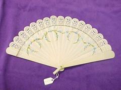 Fan, Handpainted With Cutouts