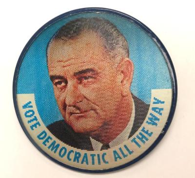 Pin-Back Button, L.B.J.