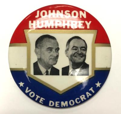 Pin-Back Button, Johnson &amp; Humphrey