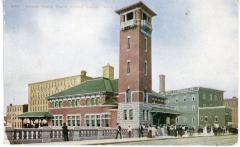 Postcard, Grand Trunk Depot