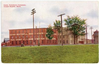 Postcard, Gunn Furniture Company, Grand Rapids, Michigan