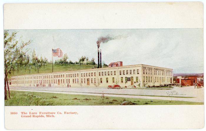 Postcard, Luce Furniture Company Factory