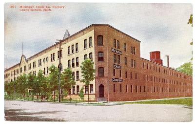 Postcard, Michigan Chair Company Factory