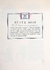 Autographed Suite Furniture Plate, Berkey & Gay Furniture Company, The De Grasse