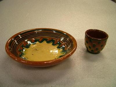 Saucer And Cup, Ceramic