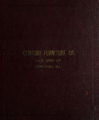 Trade Catalog, Century Furniture Company