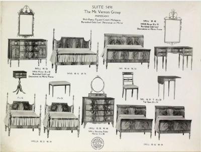 Furniture Plate, Berkey &amp; Gay Furniture Company, The Mt. Vernon Group