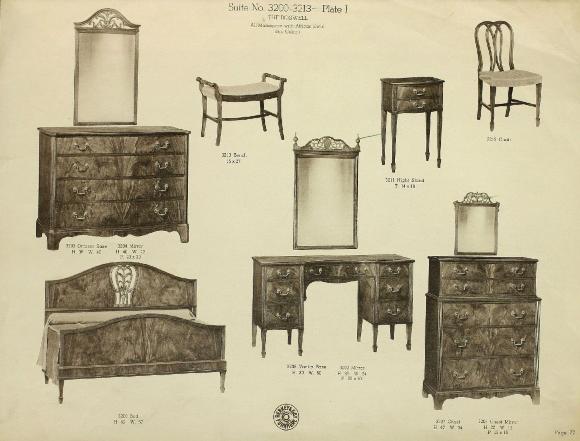 Furniture Plate, Berkey &amp; Gay Furniture Company, The Boswell