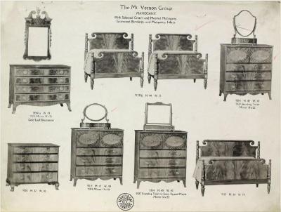 Furniture Plate, Berkey &amp; Gay Furniture Company, The Mt. Vernon Group