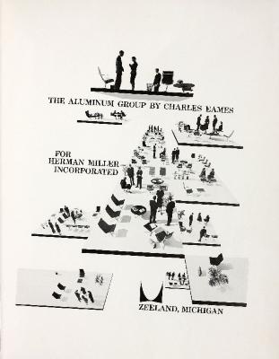 Advertisement, Herman Miller, The Aluminum Group by Charles Eames