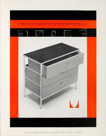 Advertisement, Herman Miller, Herman Miller's Steelframe Case Series