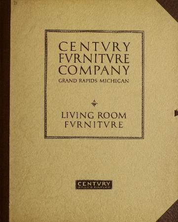 Portfolio and Furniture Plates, Century Furniture Company, Living Room