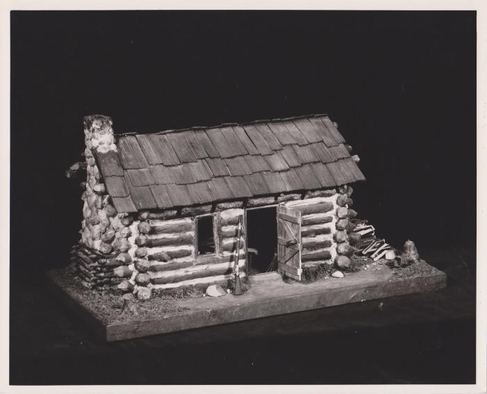 Model, Michigan Pioneer Log Cabin