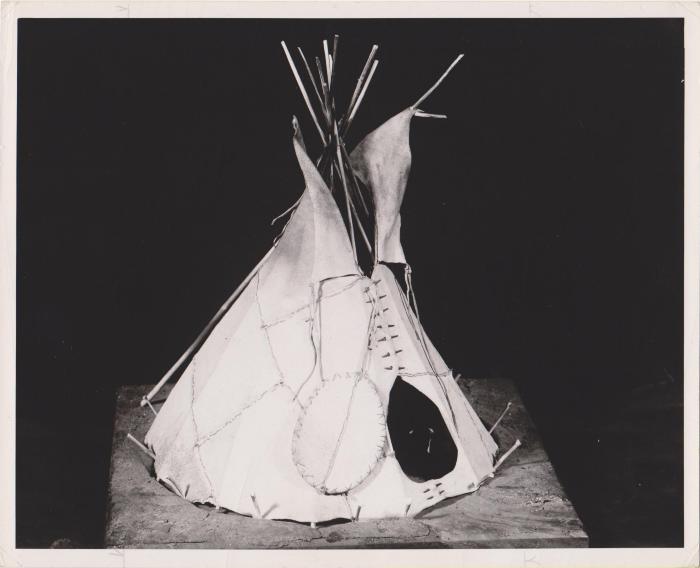 Model, Plains Indian Tipi or Teepee or Tepee