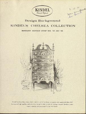 Memorandum, Kindel Furniture Company, Chelsea Collection Design Background