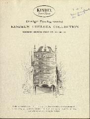 Memorandum, Kindel Furniture Company, Chelsea Collection Design Background