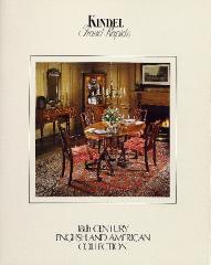 Trade Catalog, Kindel Furniture Company, 18th Century English and American Collection