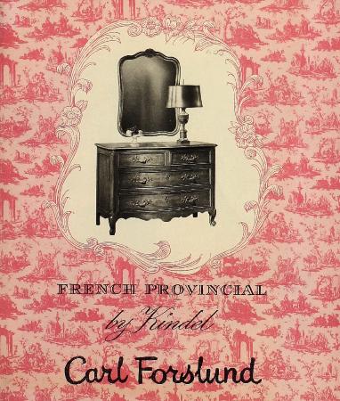 Advertisement, Kindel Furniture Company, French Provincial