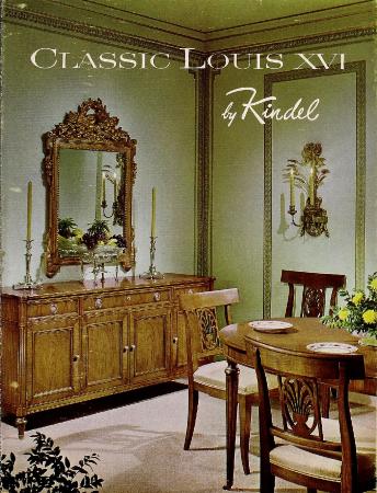 Trade Catalog, Kindel Furniture Company, Classic Louis XVI