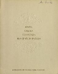 Trade Catalog, Kindel Furniture Company, Chelsea Collection and 18th Century English