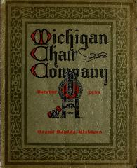 Trade Catalog, Michigan Chair Company