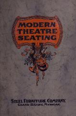 Trade Catalog, Steel Furniture Company, Modern Theatre Seating