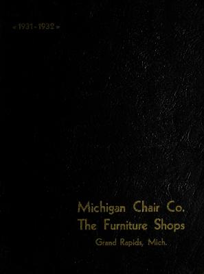 Trade Catalog, Michigan Chair Company, The Furniture Shops