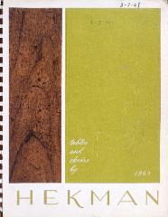 Trade Catalog, Hekman Furniture Company, Tables and Chairs